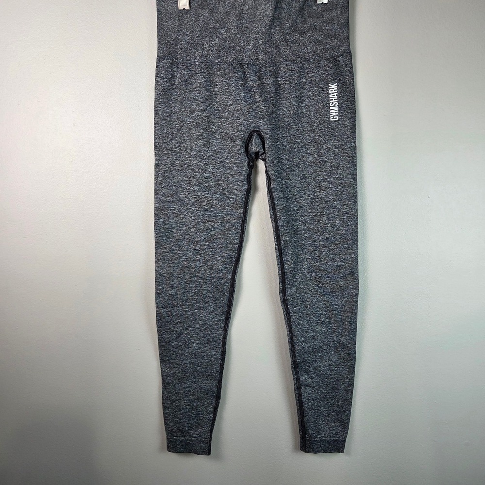 Gymshark Vital Seamless Leggings Women Small Grey Excellent High Waist Workout
